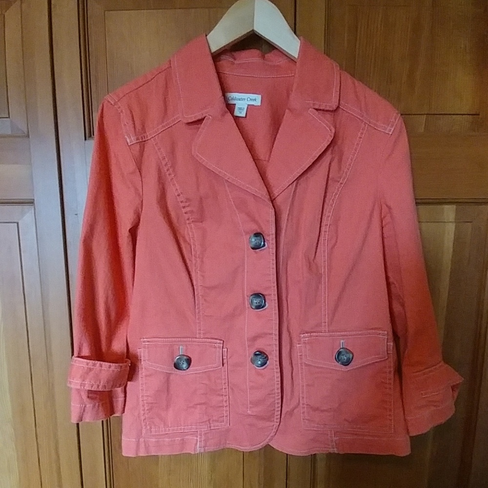 Original Coldwater Creek Cotton Coat.